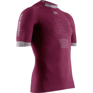 T-Shirt X BIONIC THE TRICK G2 Maniche Corte Bordeaux/Grigio 2023 0